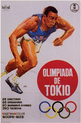Framed Tokyo Olympiad Print