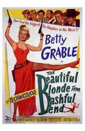 Framed Beautiful Blonde from Bashful Bend Print