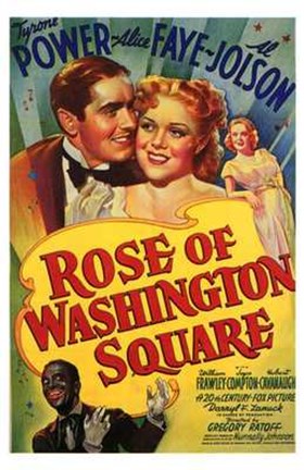 Framed Rose of Washington Square Print
