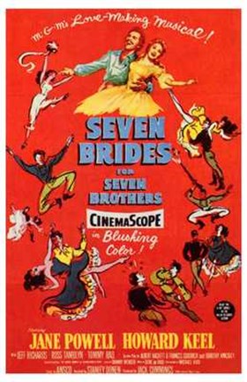 Framed Seven Brides for Seven Brothers Print