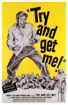 Framed Try and Get Me! movie poster Print