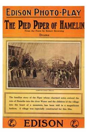 Framed Pied Piper of Hamelin Print