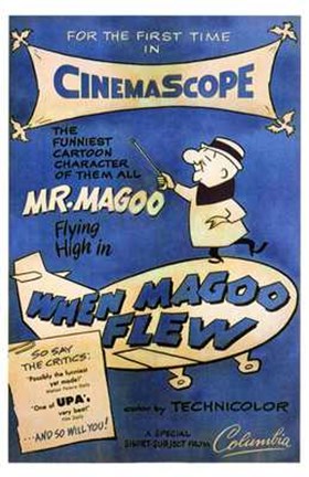 Framed When Magoo Flew Print