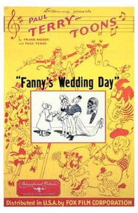 Framed Fanny&#39;s Wedding Day Print