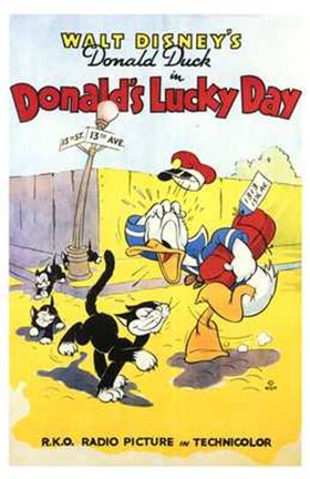 Framed Donald&#39;s Lucky Day Print
