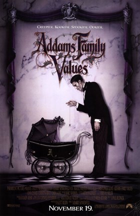Framed Addams Family Values Print