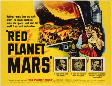 Framed Red Planet Mars Print