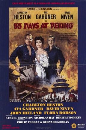 Framed 55 Days At Peking Print