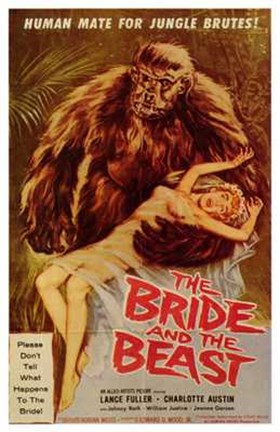 Framed Bride and the Beast Print