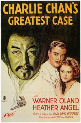 Framed Charlie Chan&#39;s Greatest Case Print