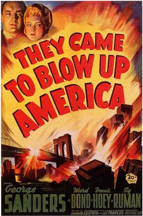 Framed They Came to Blow Up America Print