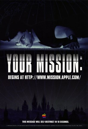 Framed Mission: Impossible - Your mission Print