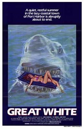 Framed Great White Print