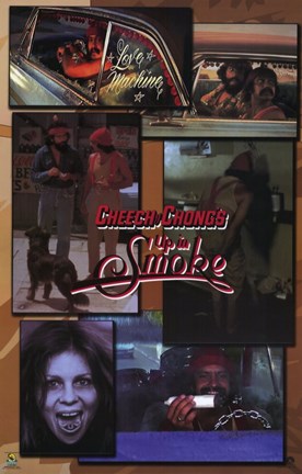 Framed Cheech and Chong&#39;s Up in Smoke Film Print