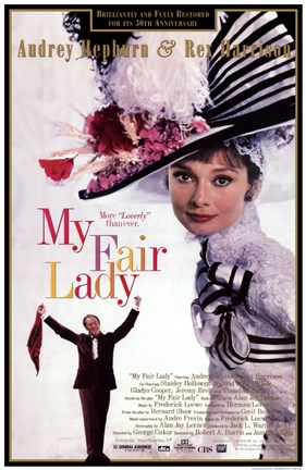 Framed My Fair Lady DVD Print