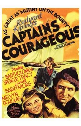 Framed Captains Courageous - Yellow Print