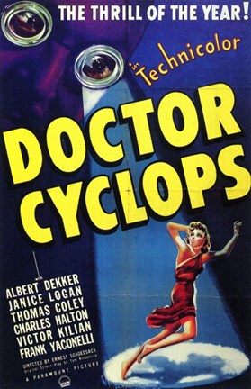 Framed Doctor Cyclops Print