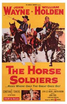 Framed Horse Soldiers Print