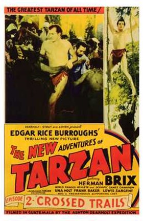 Framed New Adventures of Tarzan, c.1935 - style C Print