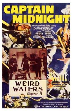 Framed Captain Midnight Poster Print