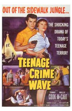 Framed Teenage Crime Wave Print