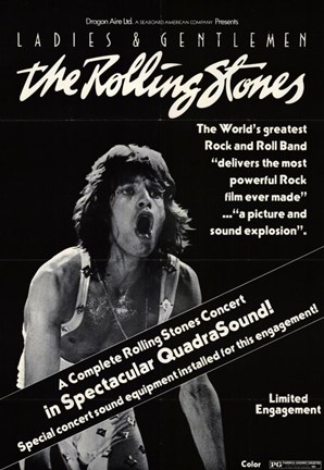 Framed Ladies and Gentlemen the Rolling Stones Print
