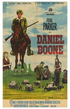Framed Daniel Boone (Tv) Print