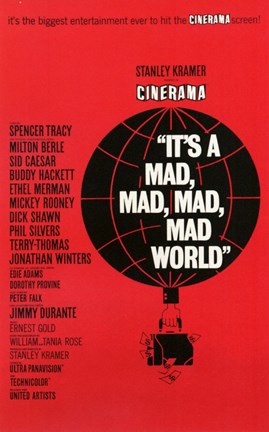 Framed It&#39;s a Mad Mad Mad Mad World Print