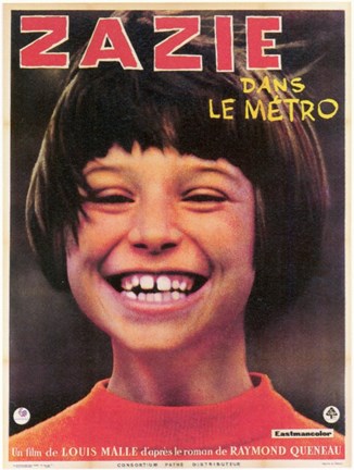 Framed Zazie Dans Le Metro Print