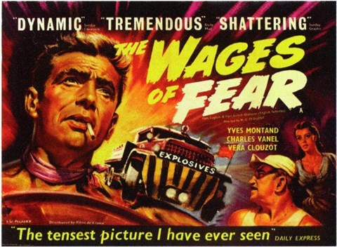 Framed Wages of Fear Dynamic Tremendous Shattering Print