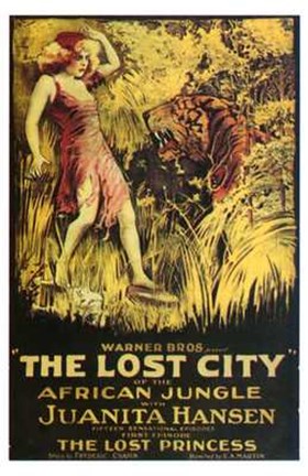 Framed Lost City African Jungle Print
