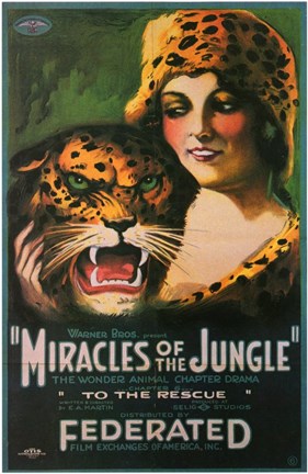 Framed Miracles of the Jungle Print
