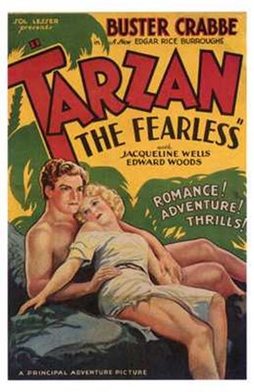 Framed Tarzan the Fearless, c.1933 Print