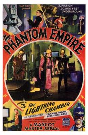 Framed Phantom Empire The Lightning Chamber Print
