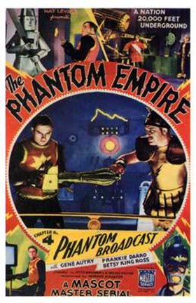 Framed Phantom Empire Phantom Broadcast Print