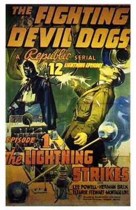 Framed Fighting Devil Dogs Episode 1 Print