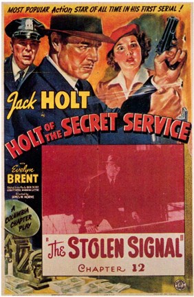 Framed Holt of the Secret Service Print