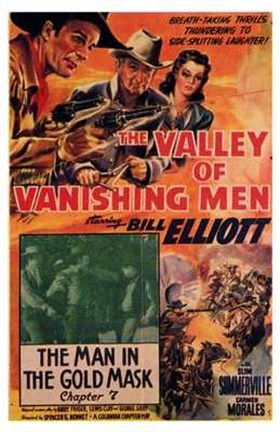 Framed Valley of the Vanishing Men Print