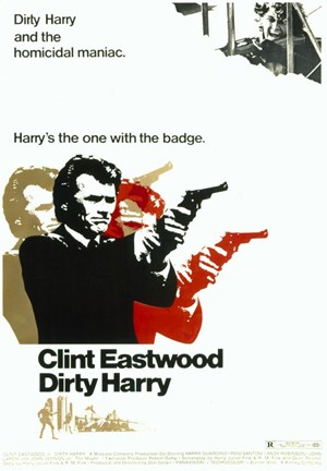 Framed Dirty Harry Pop Art Print