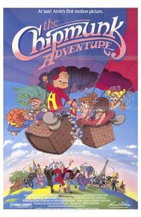 Framed Chipmunk Adventure Print