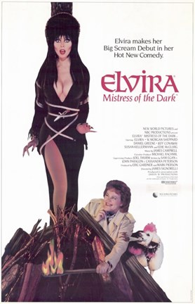 Framed Elvira  Mistress of the Dark Print