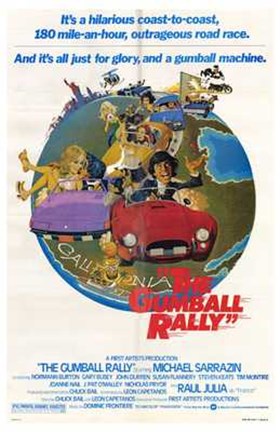 Framed Gumball Rally Print