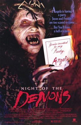 Framed Night of the Demons Print