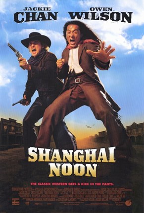 Framed Shanghai Noon Jackie Chan Print