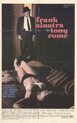 Framed Tony Rome (movie poster) Print