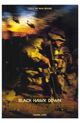 Framed Black Hawk Down Print