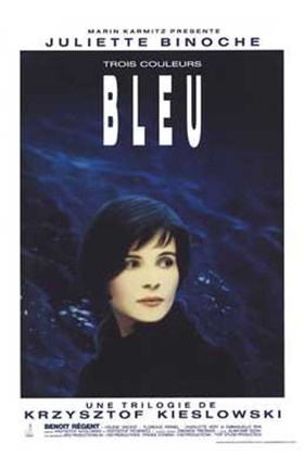 Framed Trois Couleurs: Bleu Film In French Print
