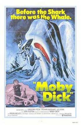 Framed Moby Dick Print