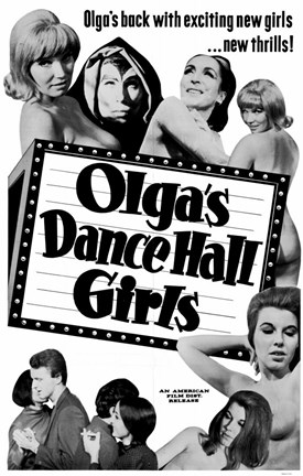 Framed Olga&#39;s Dance Hall Girls Print