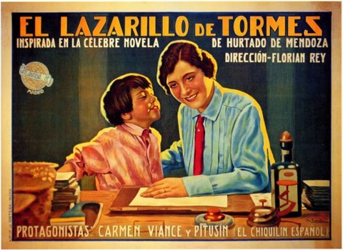 Framed Lazarillo De Tormes  El Print